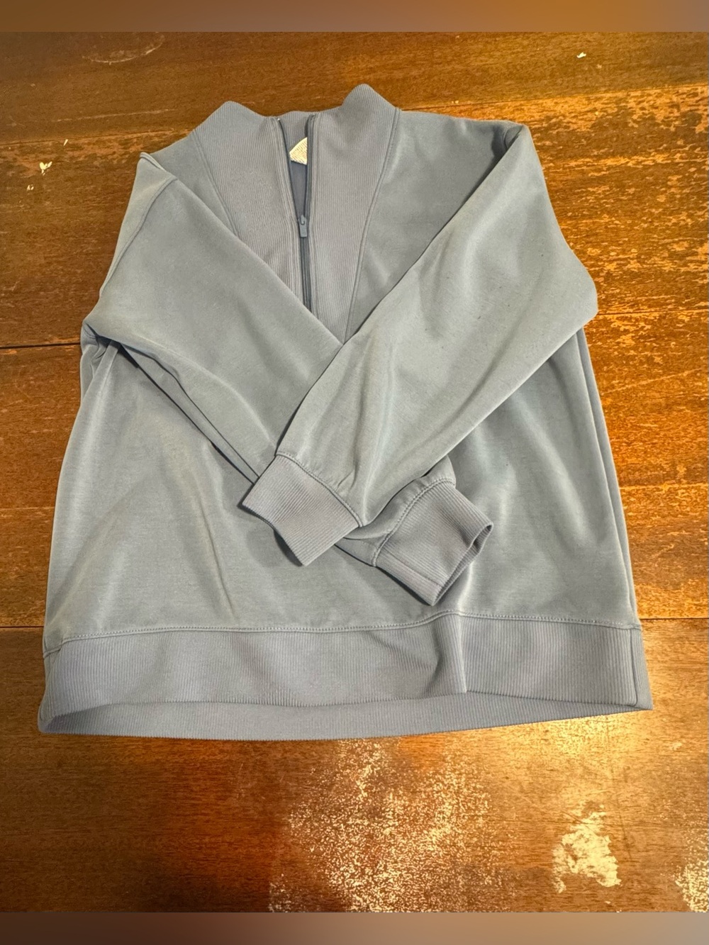 all in motion Men's Zip-Up Sweater Jacket in Slate Blue
